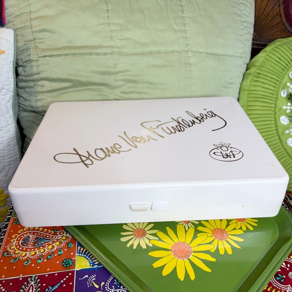 80s DVF Plastic Makeup Box